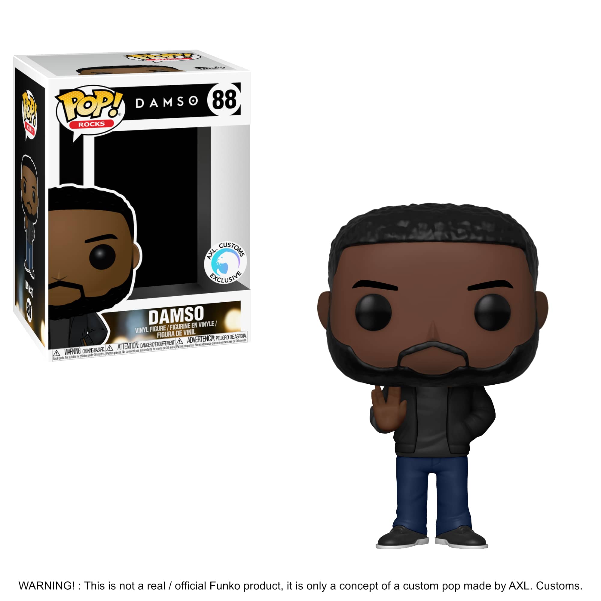 Glam Shot Damso Custom Funko Pop
