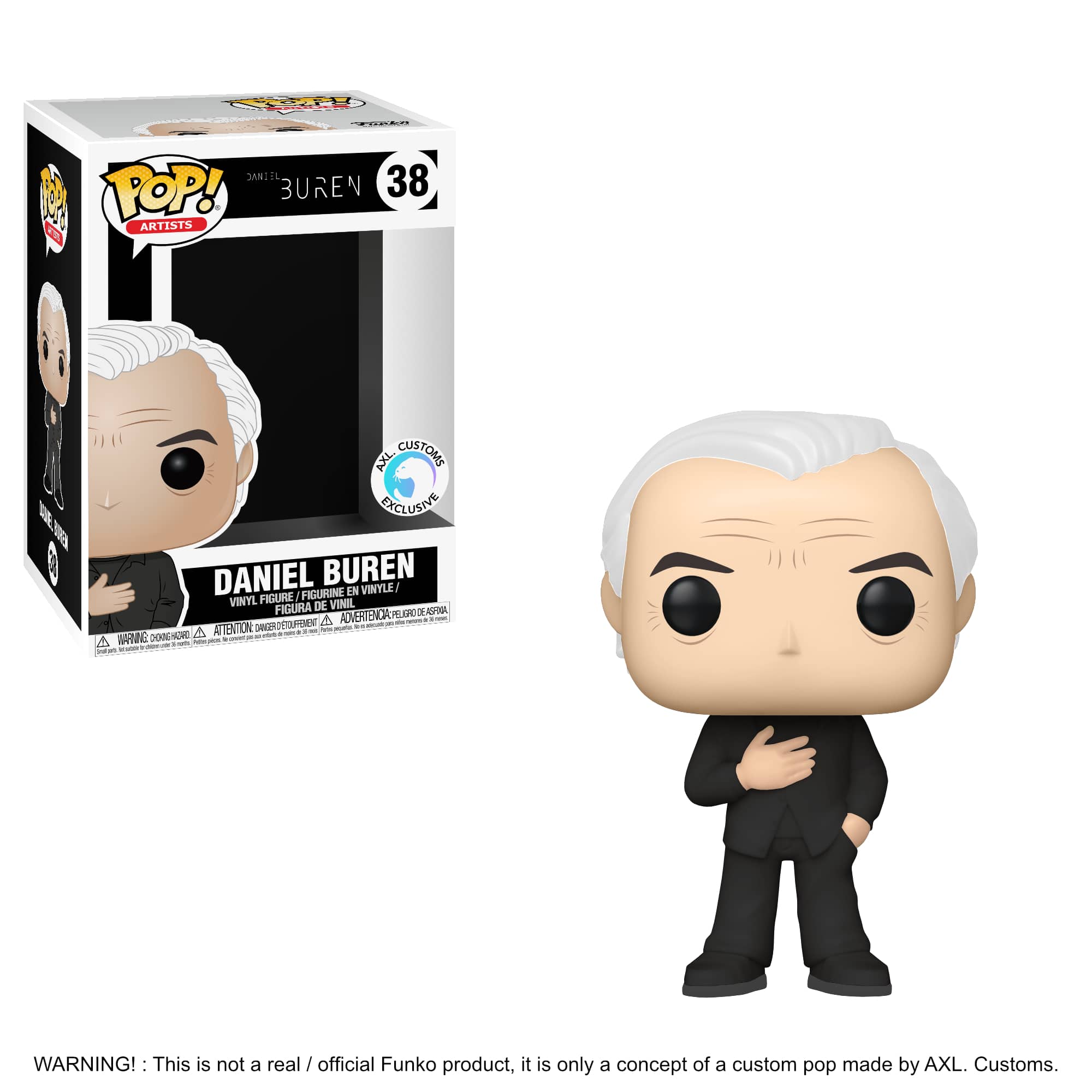 Glam Shot Daniel Buren Custom Funko Pop