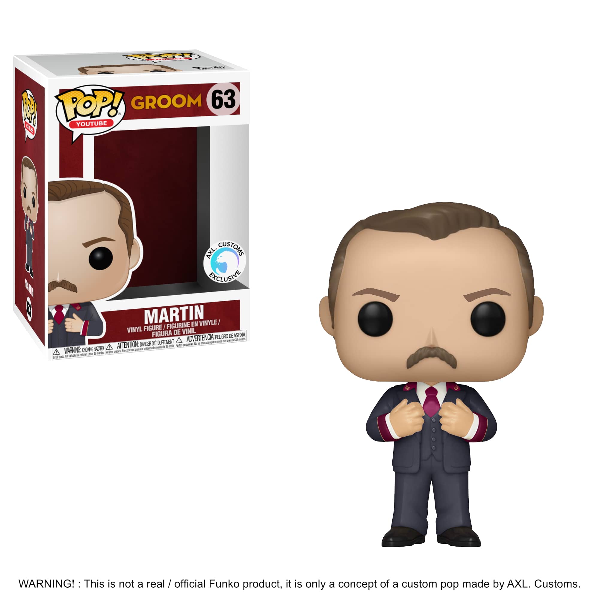 Glam Shot Groom - Martin Custom Funko Pop