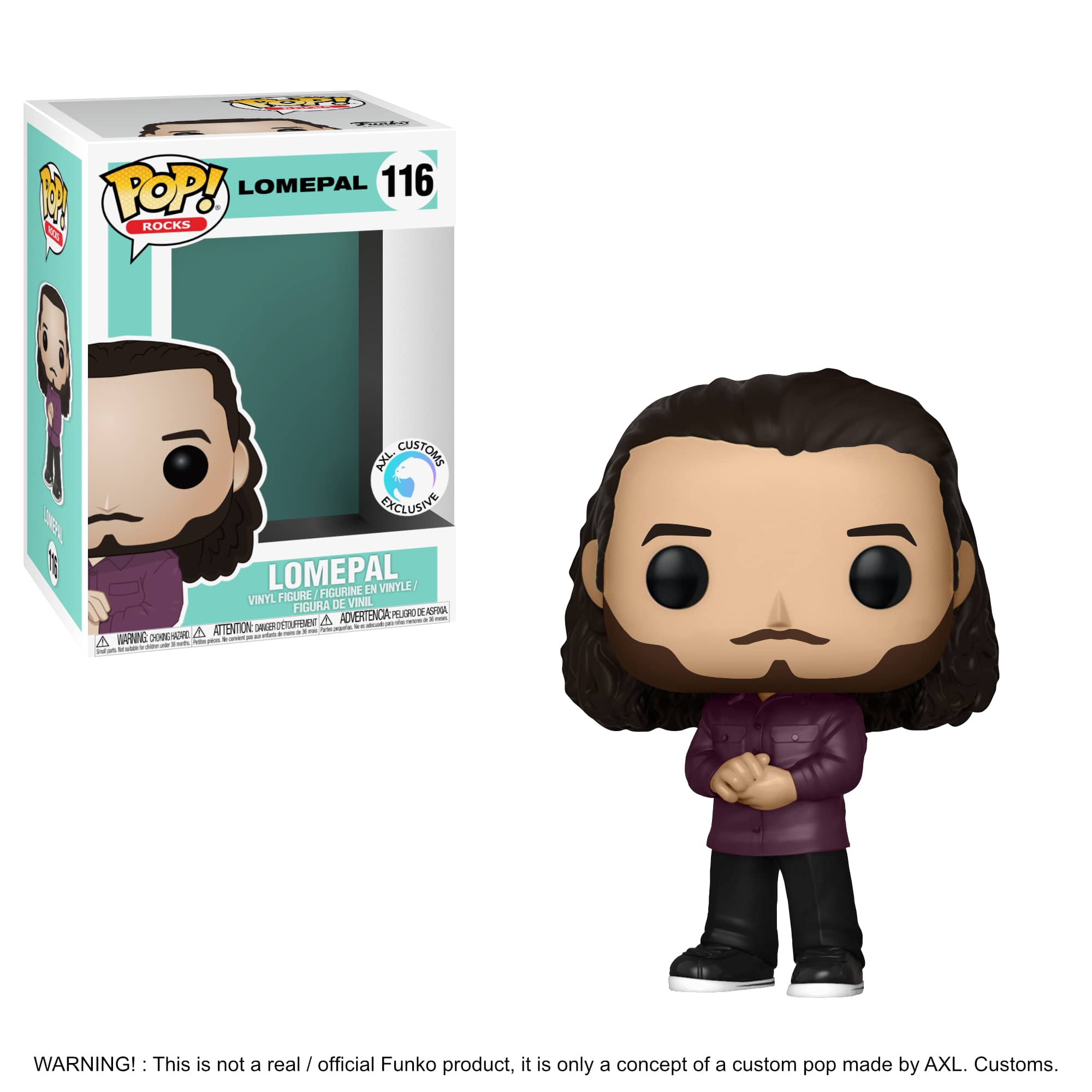 Glam Shot Lomepal Custom Funko Pop