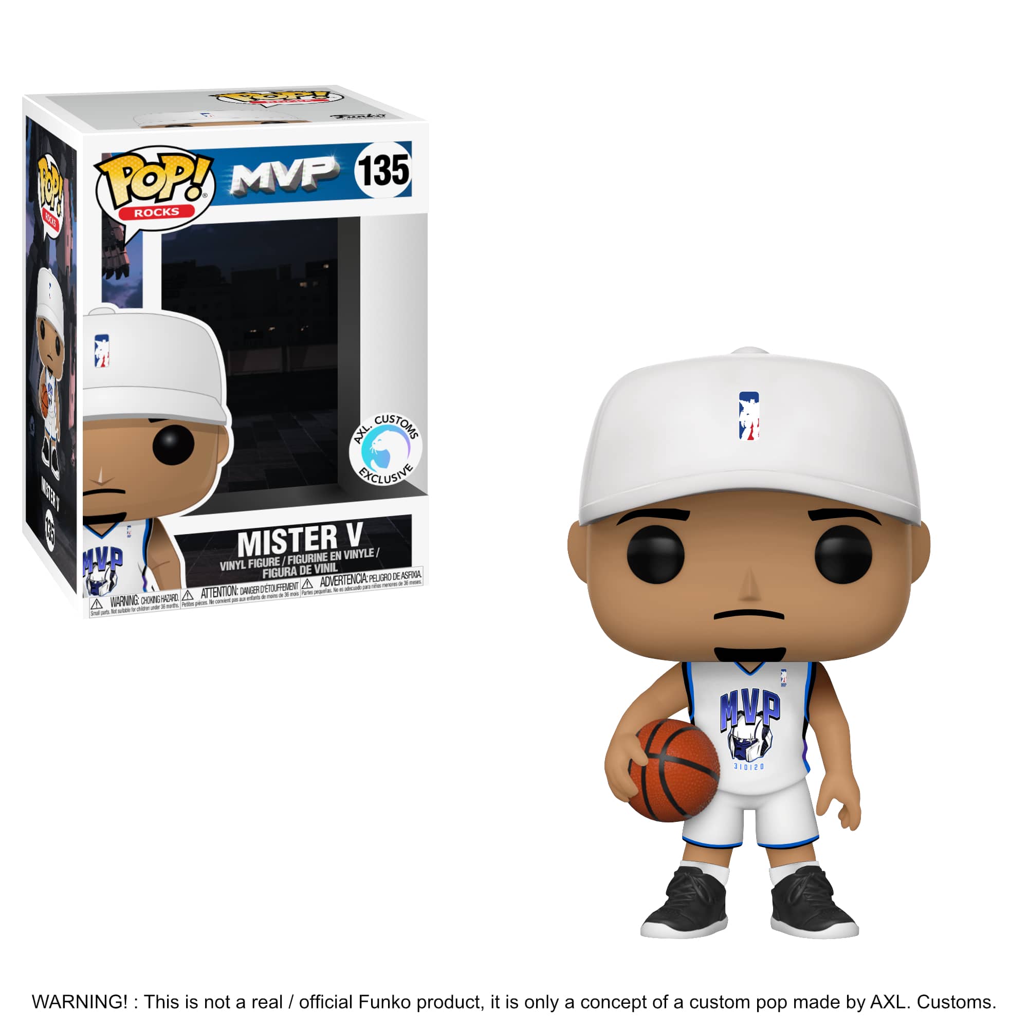 Glam Shot MVP - Mister V Custom Funko Pop