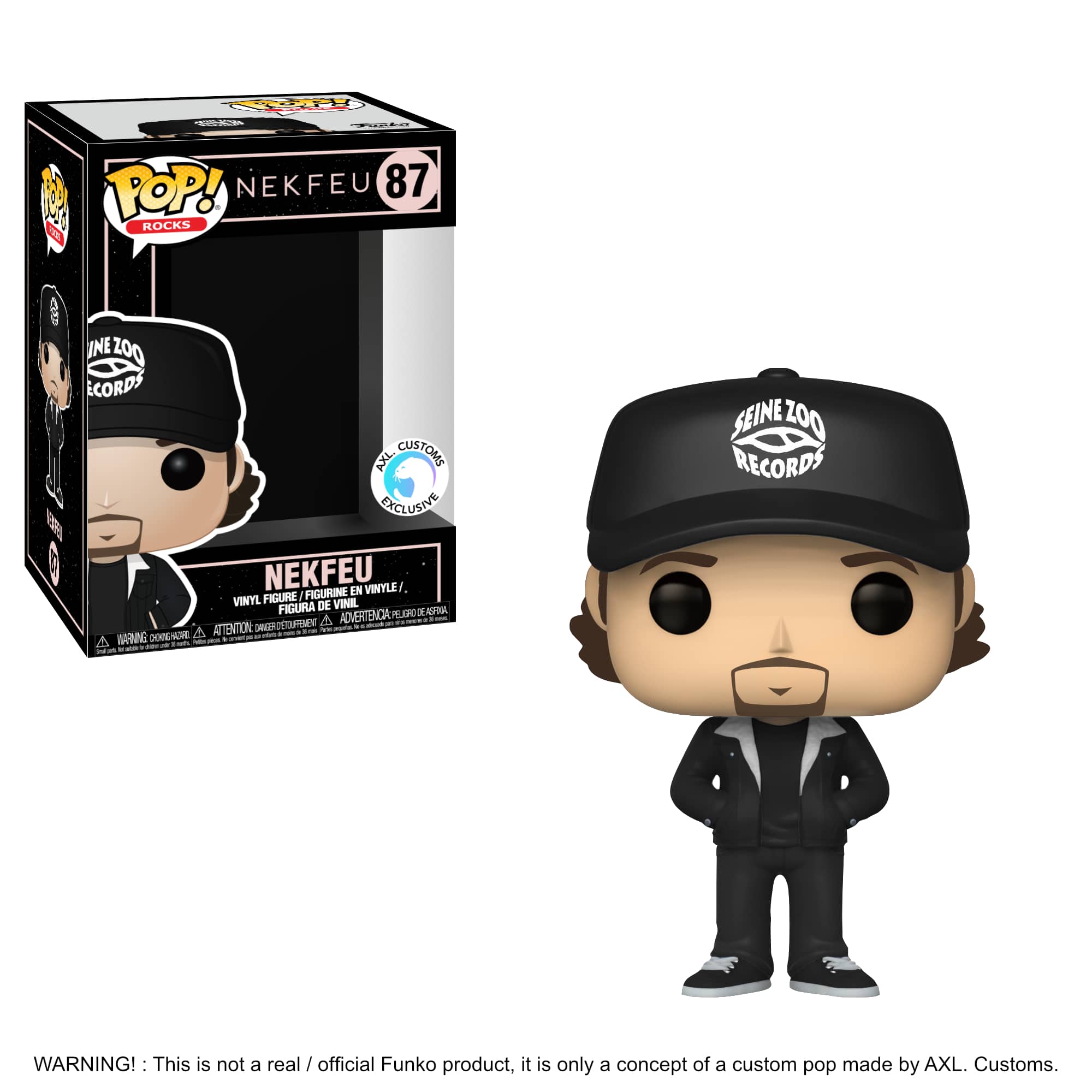 Glam Shot Nekfeu Custom Funko Pop