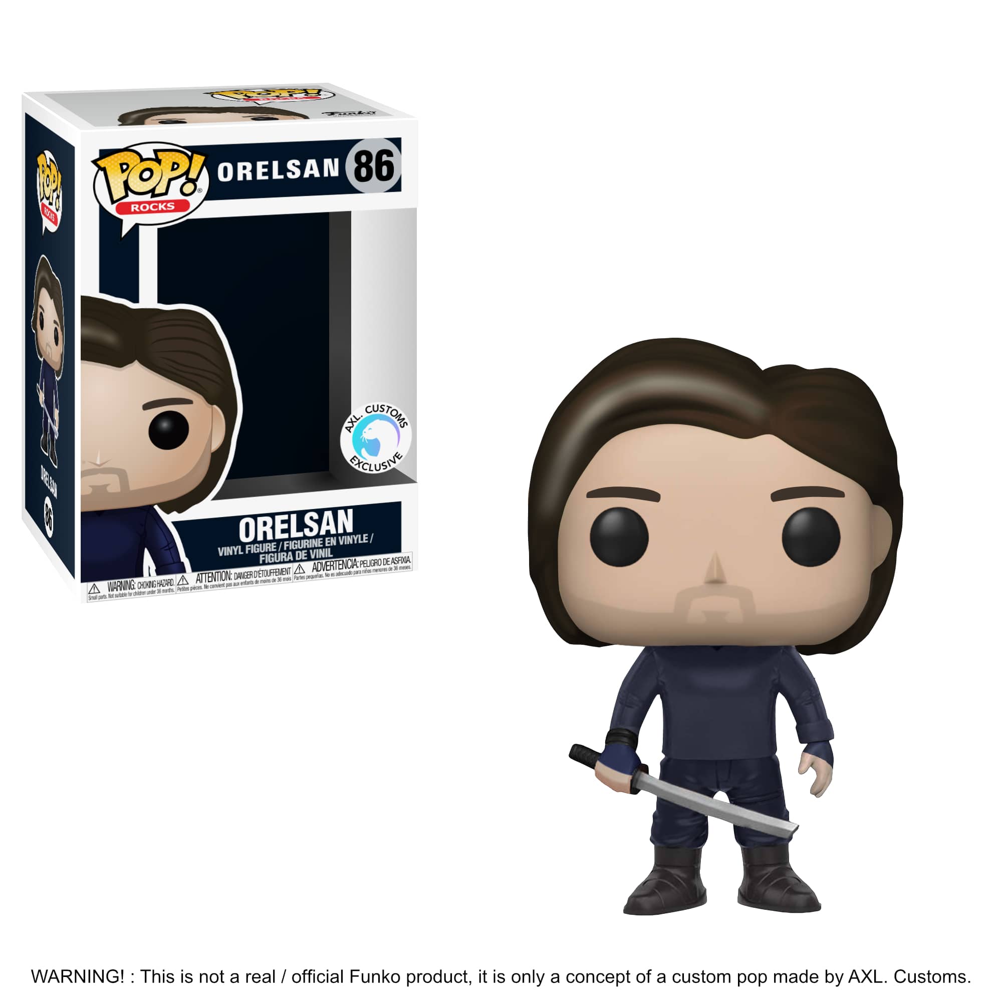 Glam Shot Orelsan Custom Funko Pop