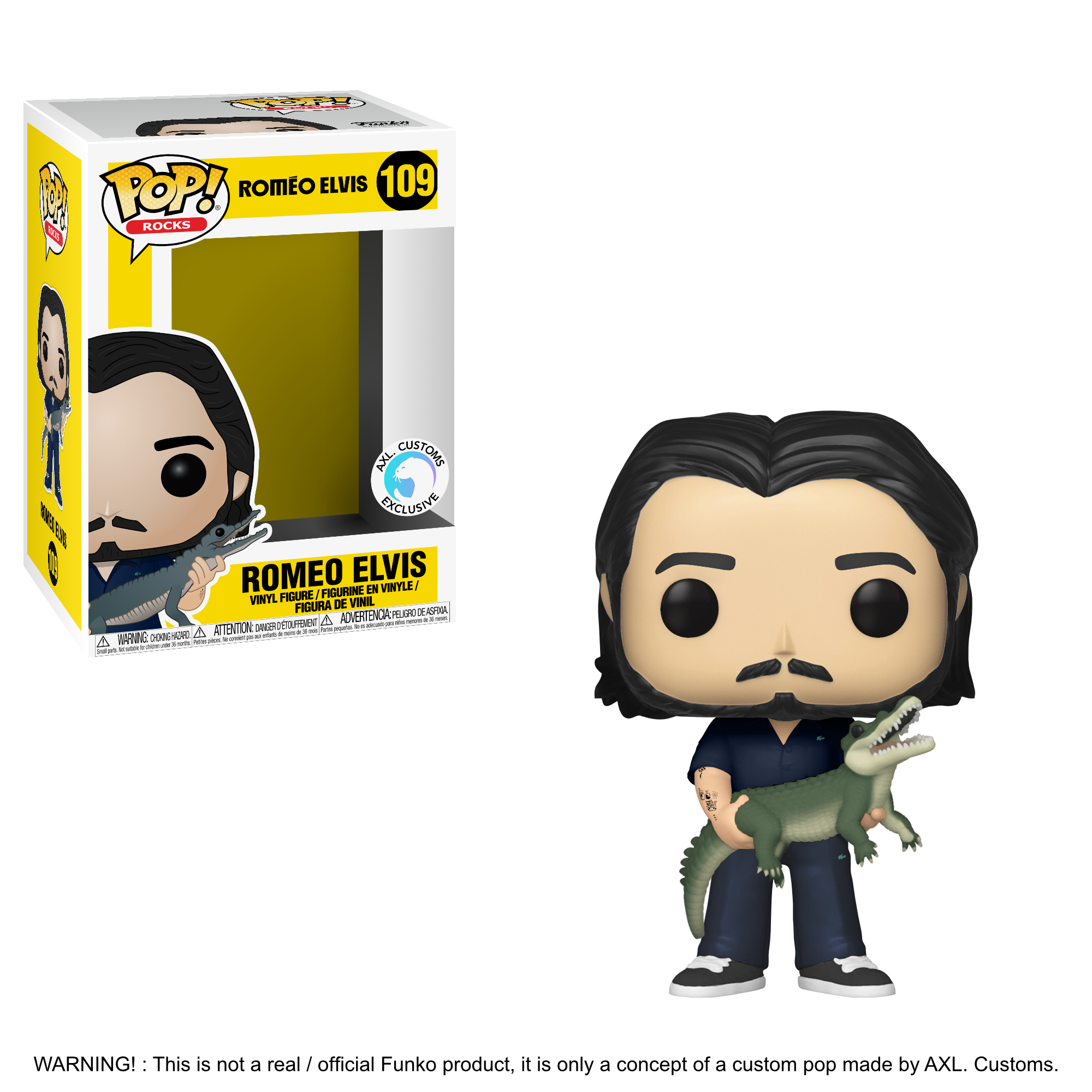 Glam Shot Roméo Elvis Custom Funko Pop