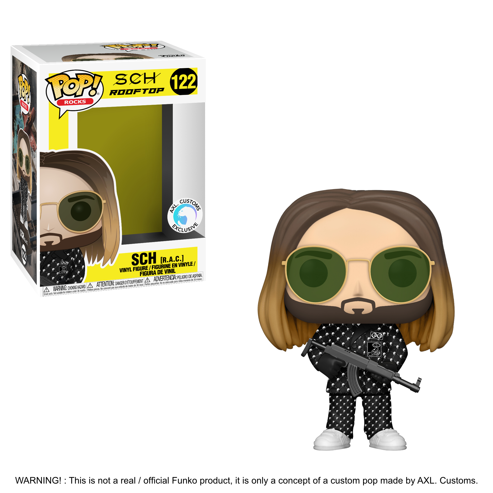 Glam Shot Rooftop - SCH (R.A.C.) Custom Funko Pop