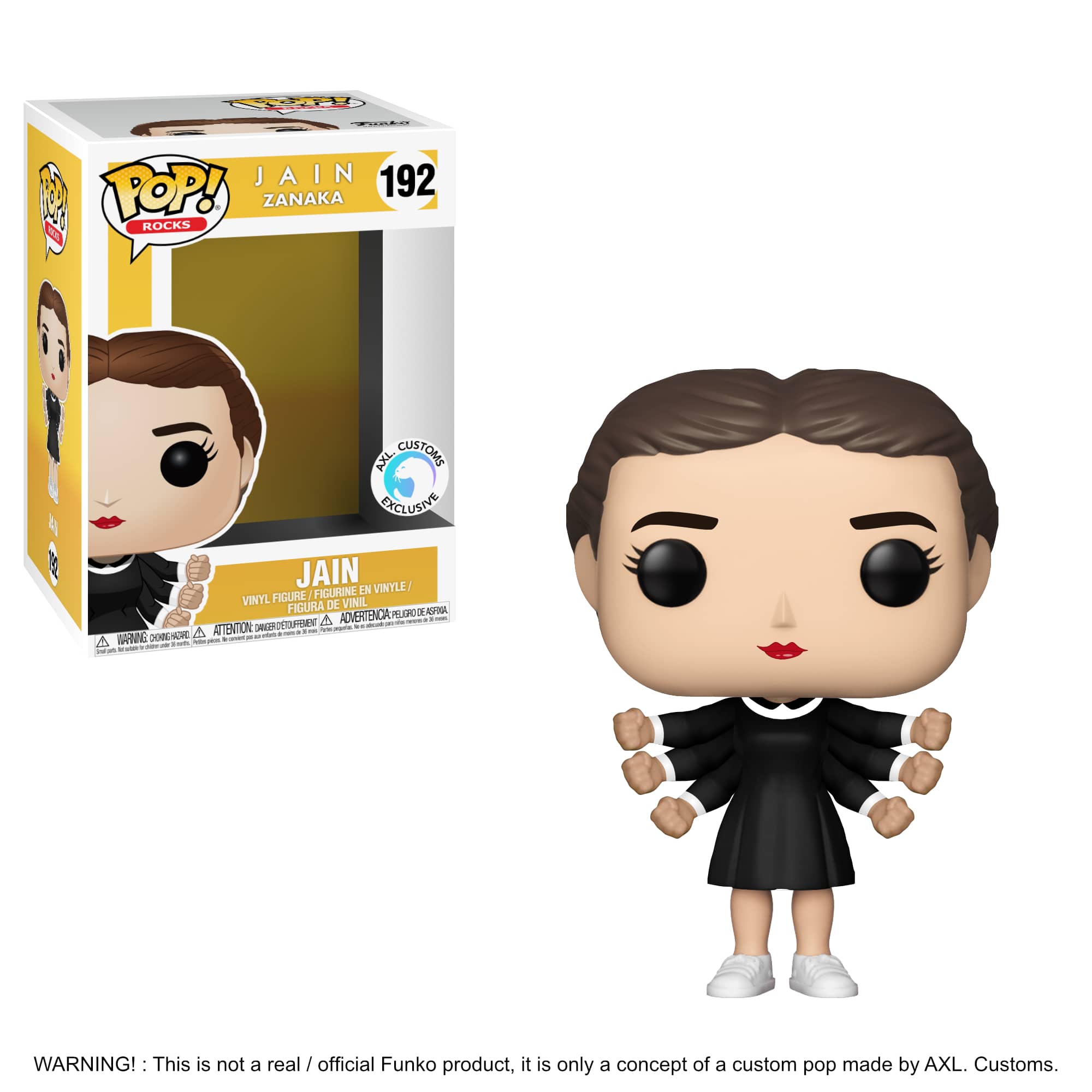 Glam Shot Zanaka - Jain Custom Funko Pop
