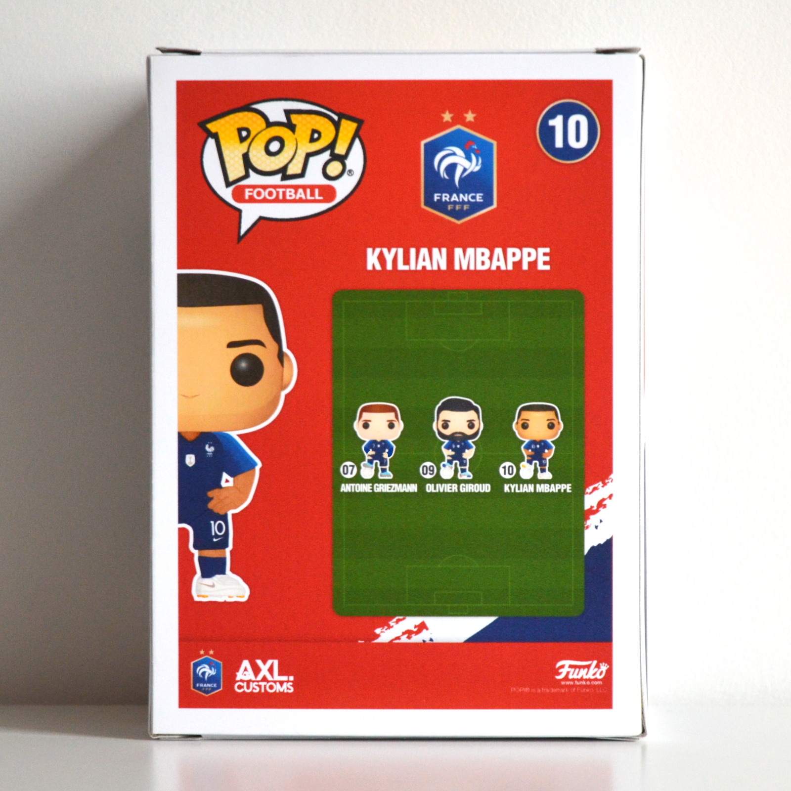 Back Shot Équipe de France - Kylian Mbappé Custom Funko Pop