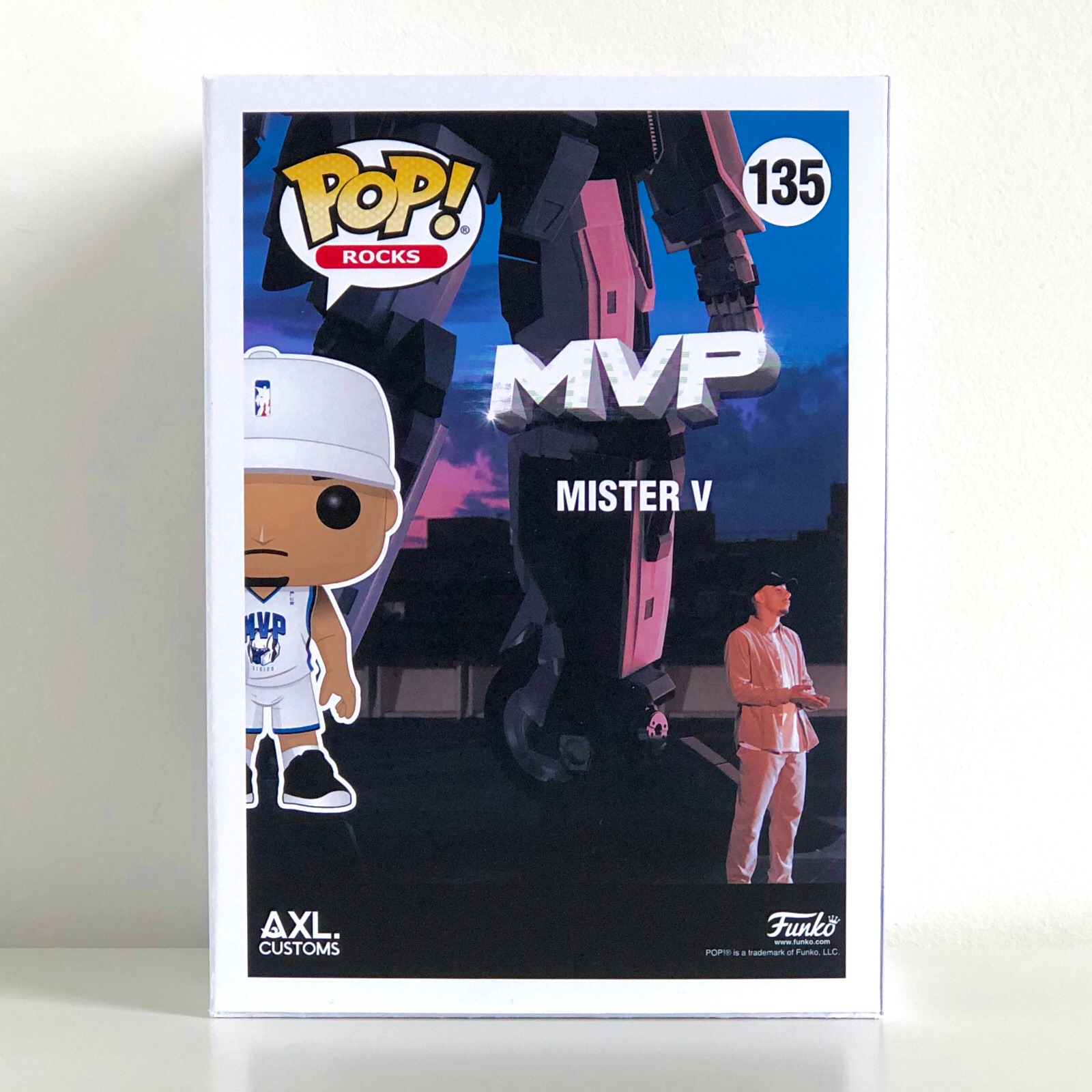 Back Shot MVP - Mister V Custom Funko Pop