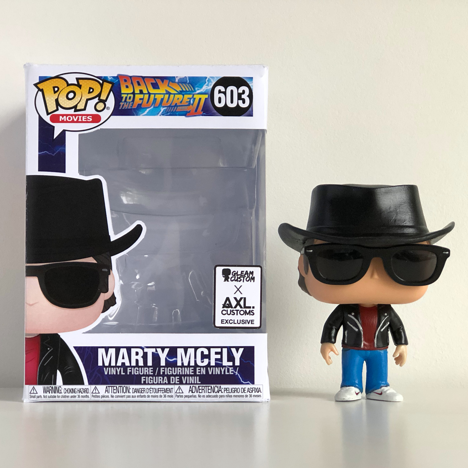 Front Shot Unboxed Back To The Future 2 - 1955 Marty McFly Custom Funko Pop