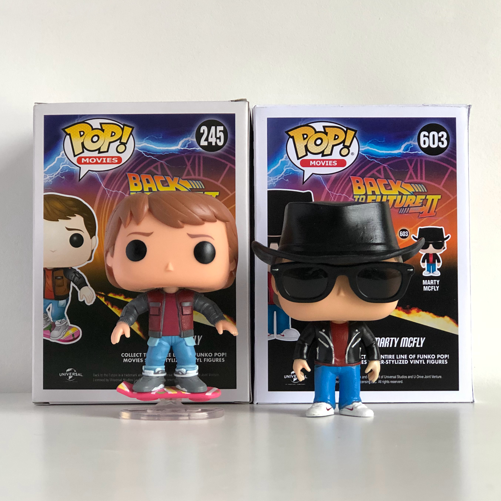 Comparison Shot Back To The Future 2 - 1955 Marty McFly Custom Funko Pop