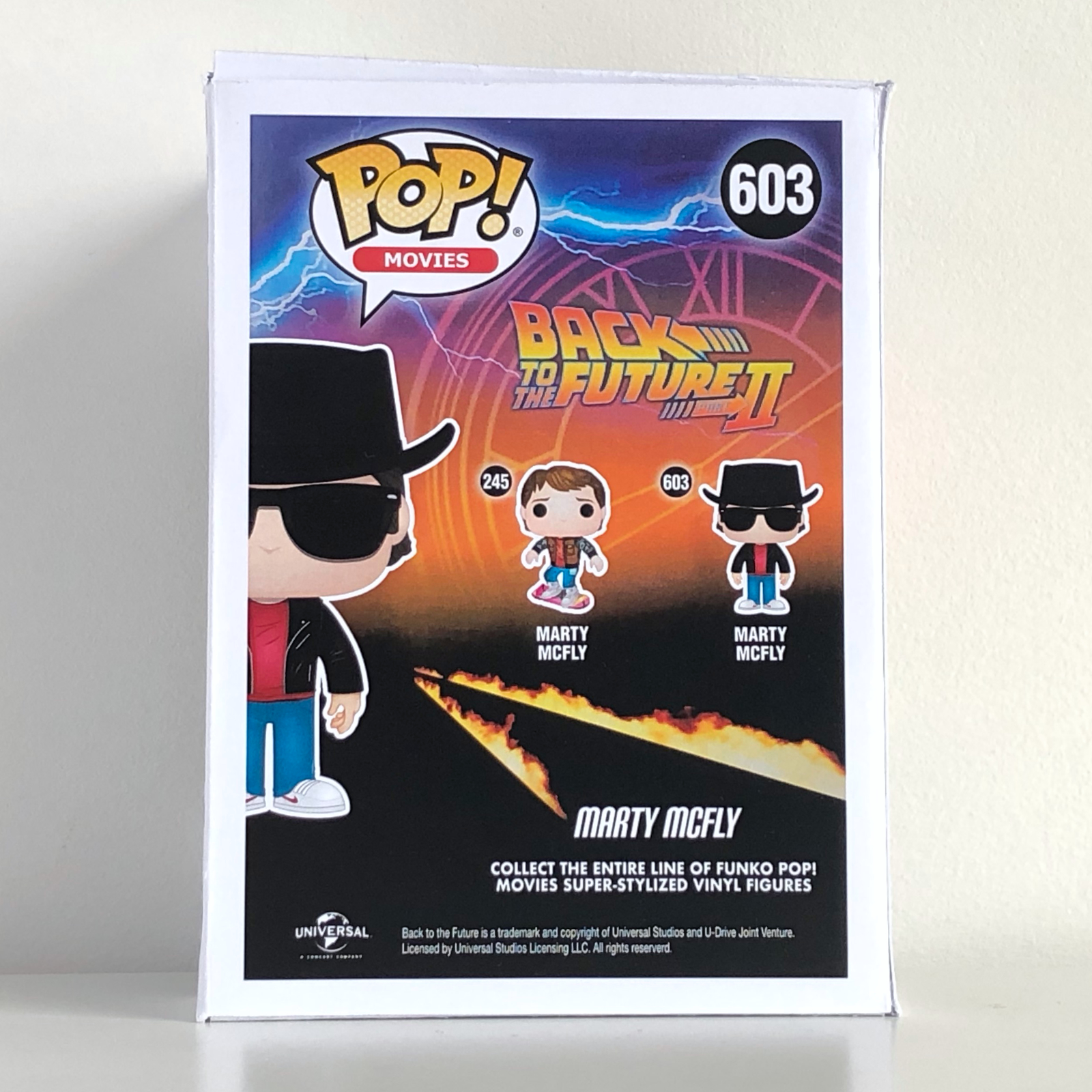 Back Shot Back To The Future 2 - 1955 Marty McFly Custom Funko Pop
