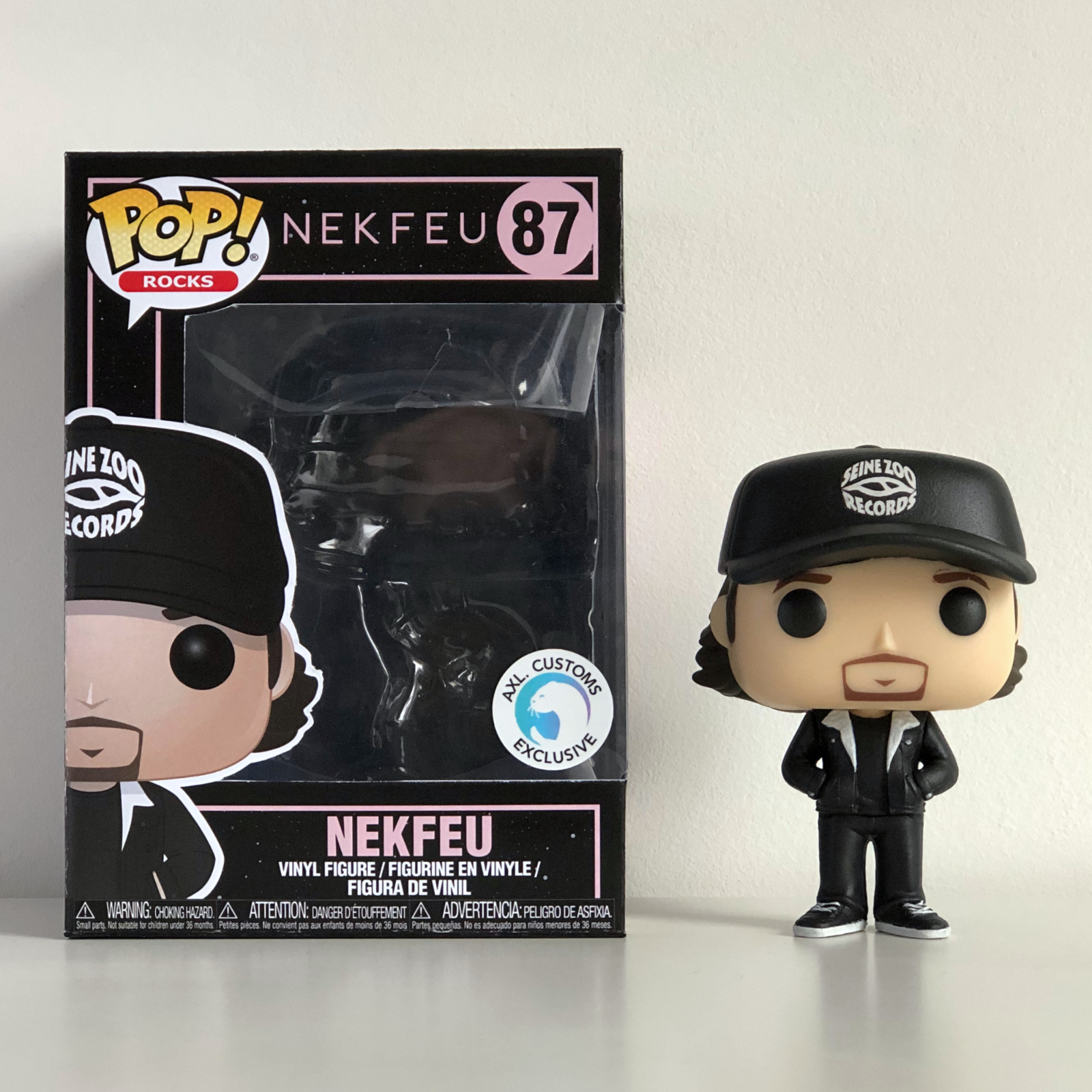 Front Shot Unboxed Nekfeu Custom Funko Pop