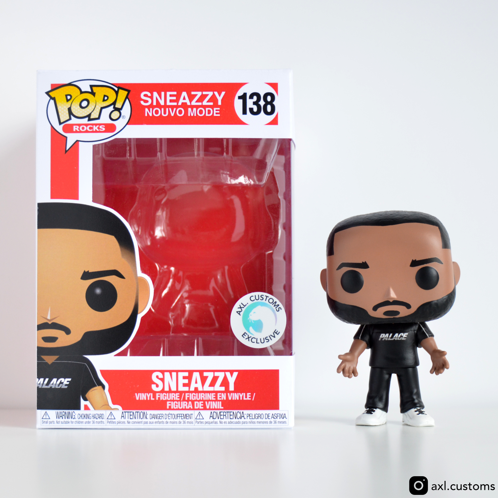 Front Shot Unboxed Nouvo Mode - Sneazzy Custom Funko Pop