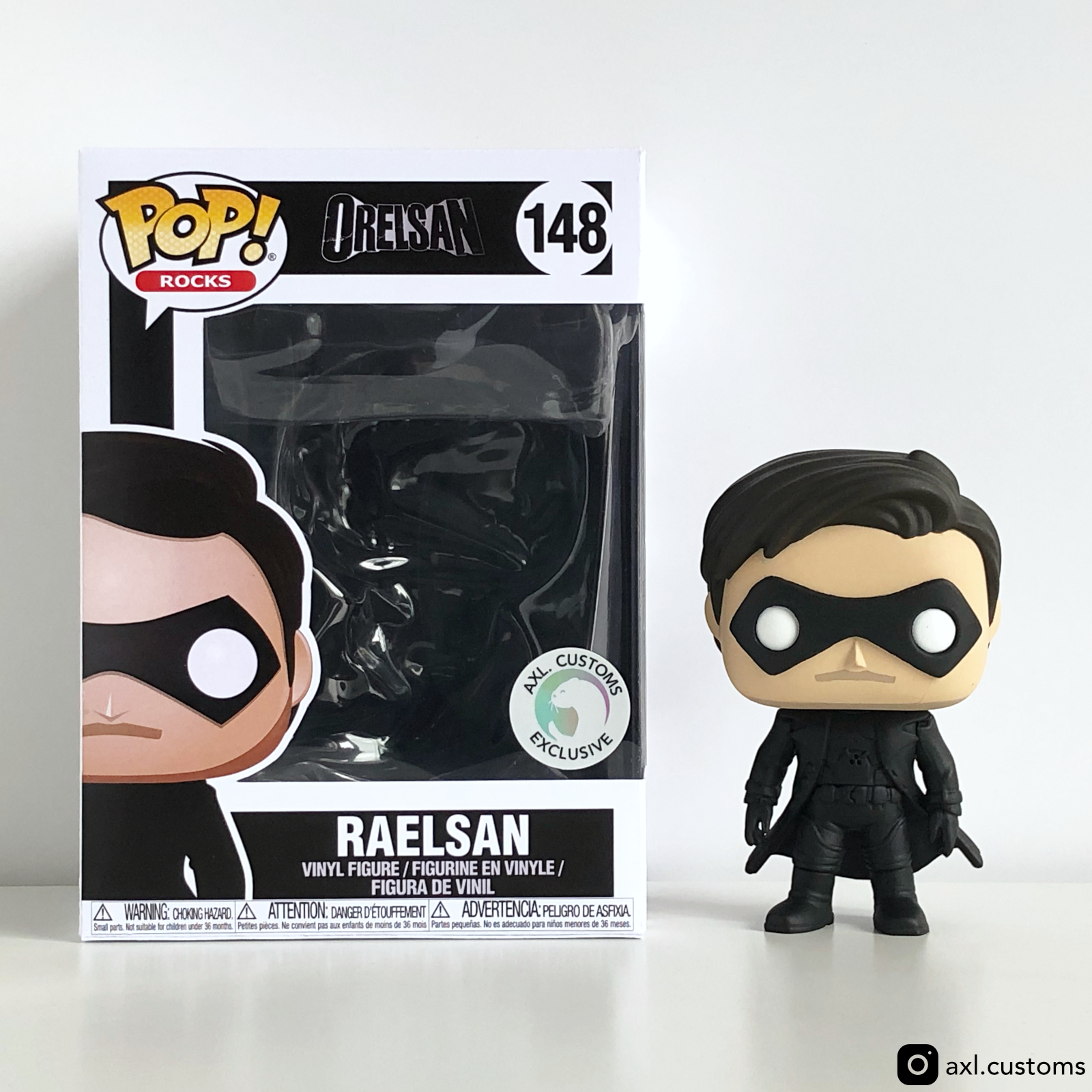 Front Shot Unboxed Orelsan - RaelSan Custom Funko Pop