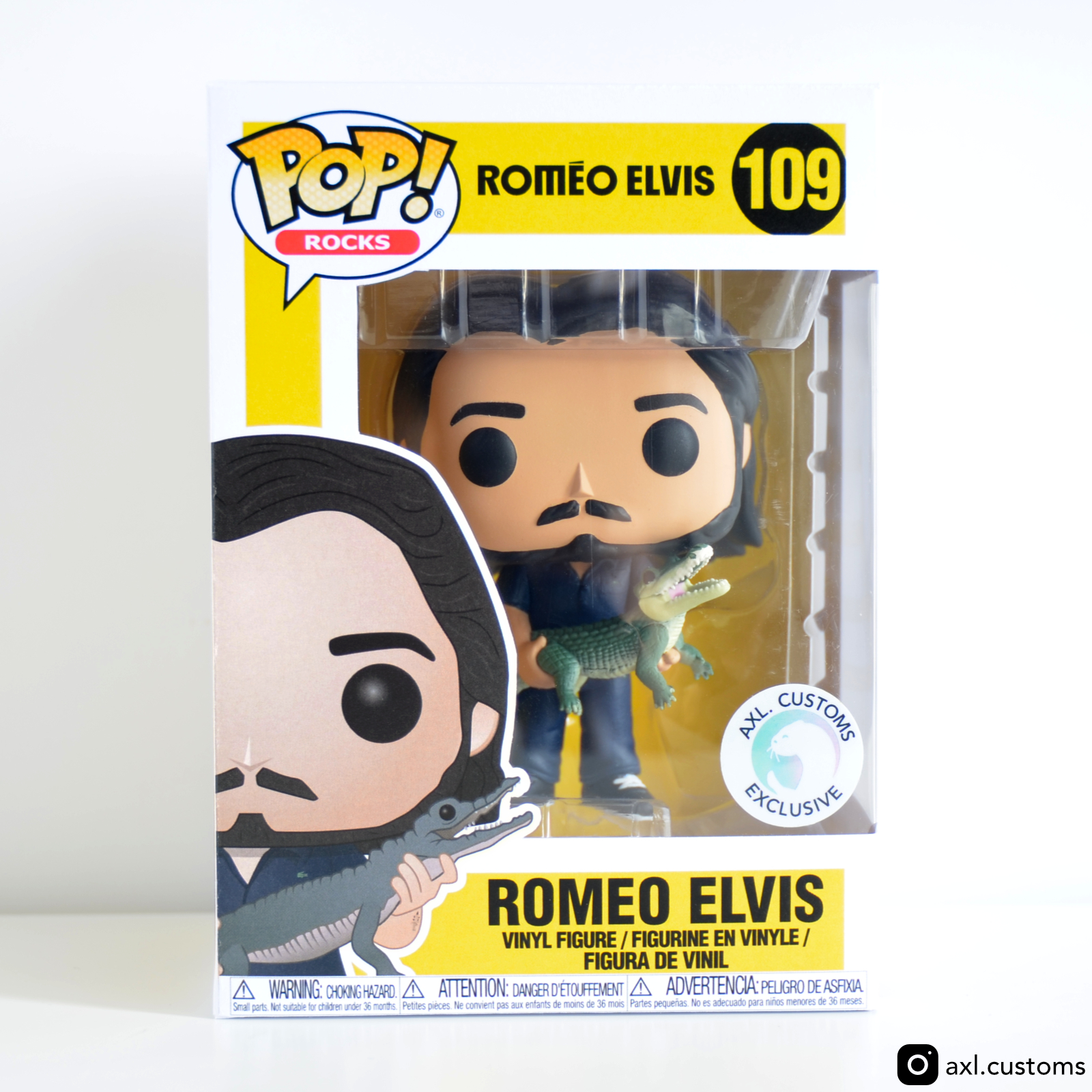 Front Shot Roméo Elvis Custom Funko Pop