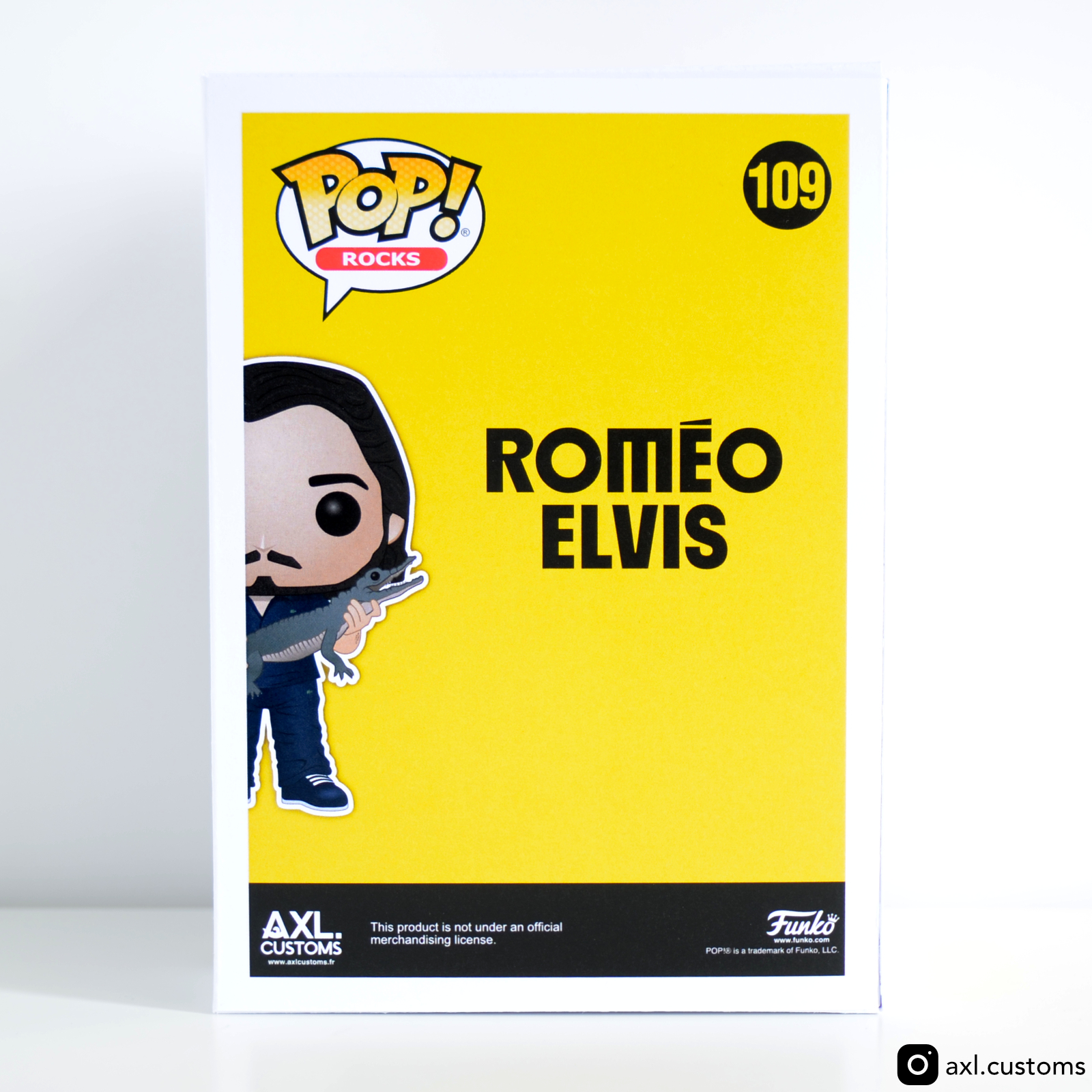 Back Shot Roméo Elvis Custom Funko Pop