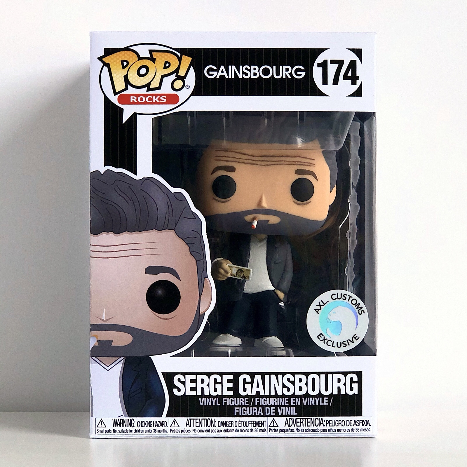 Front Shot Serge Gainsbourg Custom Funko Pop