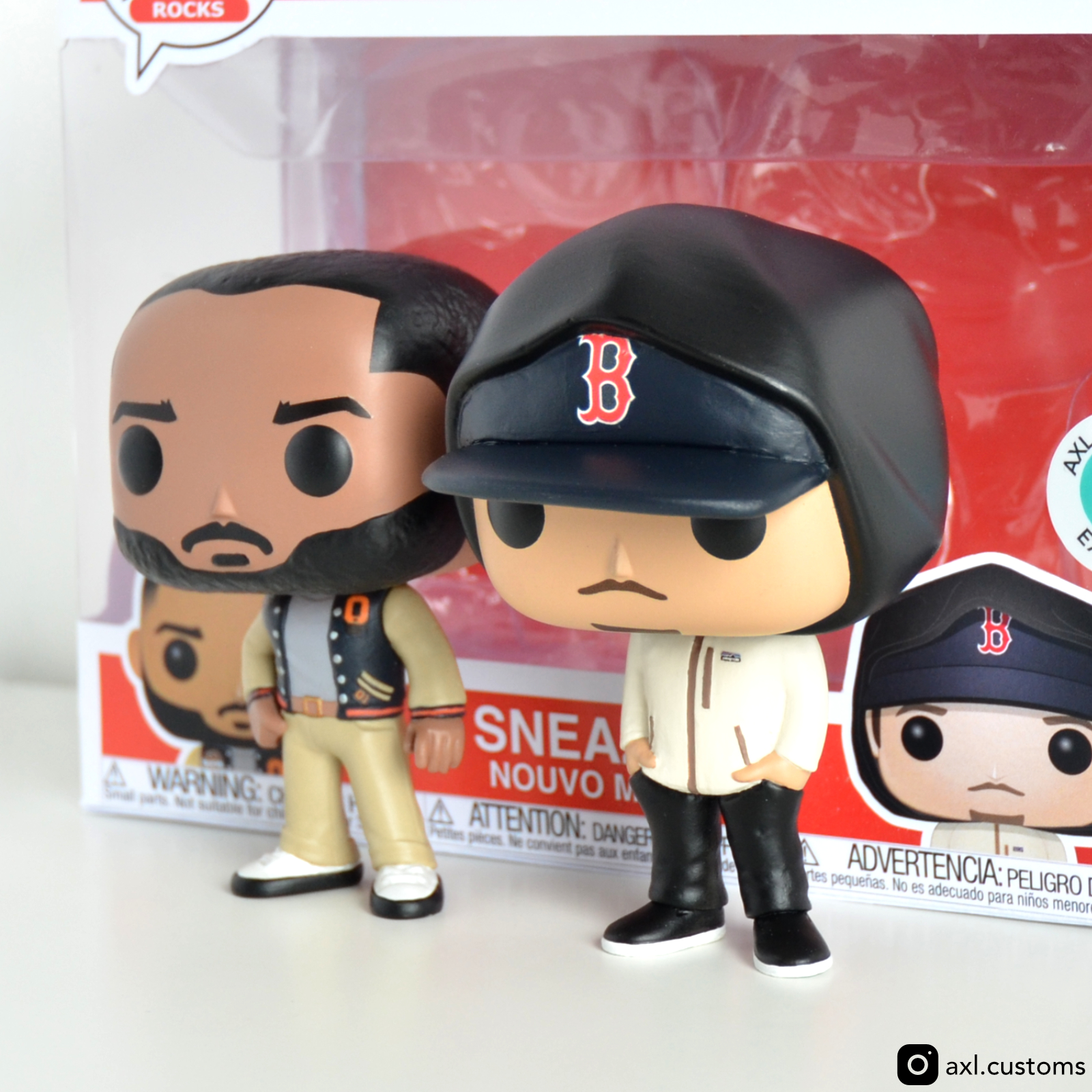 Zoom Nouvo Mode - Sneazzy & Nekfeu (Zéro Détail) Custom Funko Pop