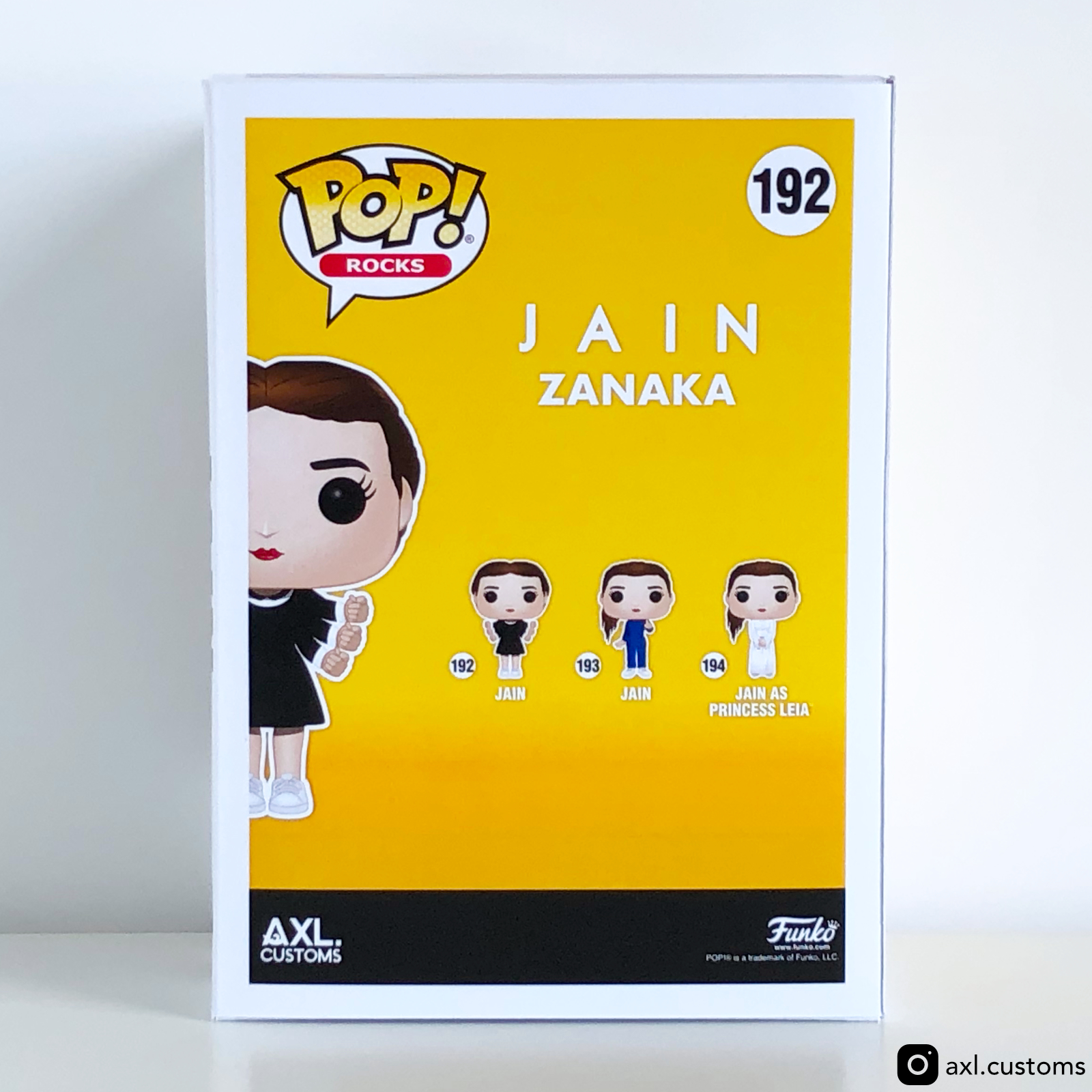 Back Shot Zanaka - Jain Custom Funko Pop